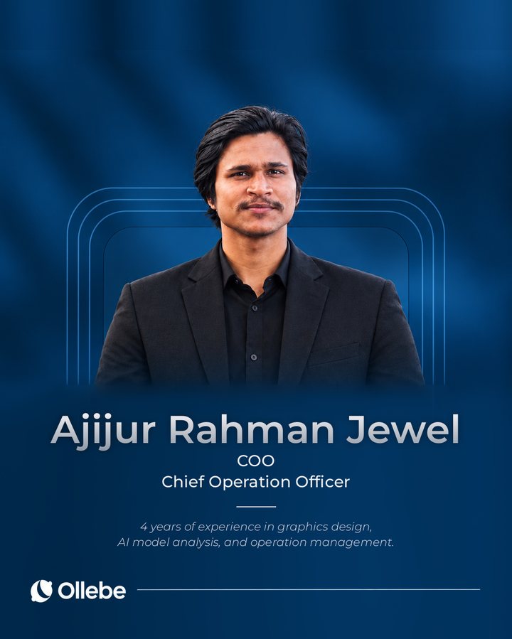 Ajijur Rahman Jewel, Chief Operation Officer