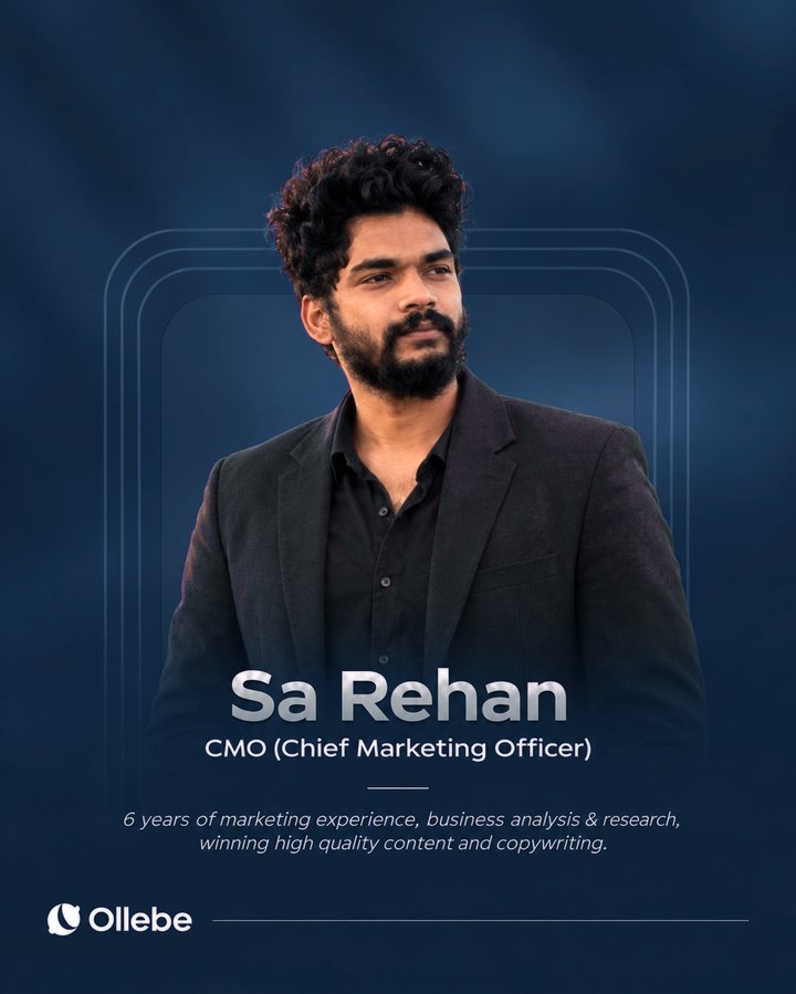 Sa Rehan, Chief Marketing Officer